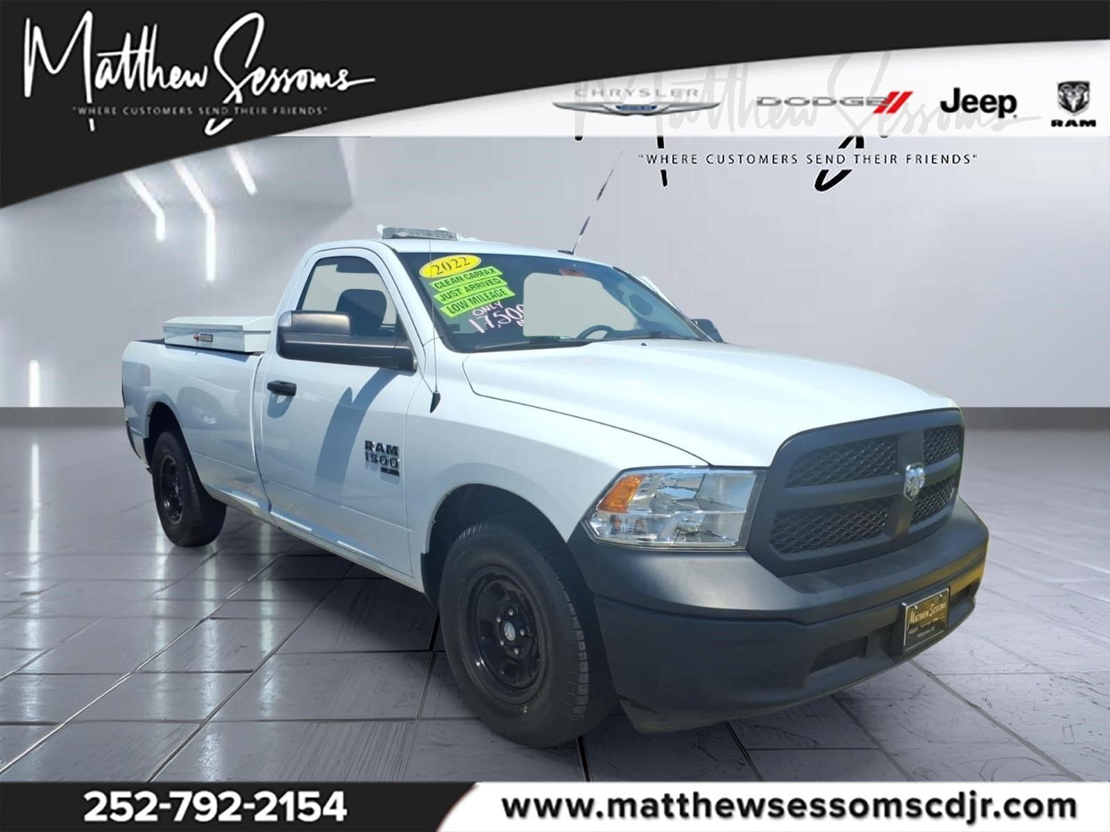 Used 2022 RAM 1500 Tradesman w/ Power & Remote Entry Group RWD image 1