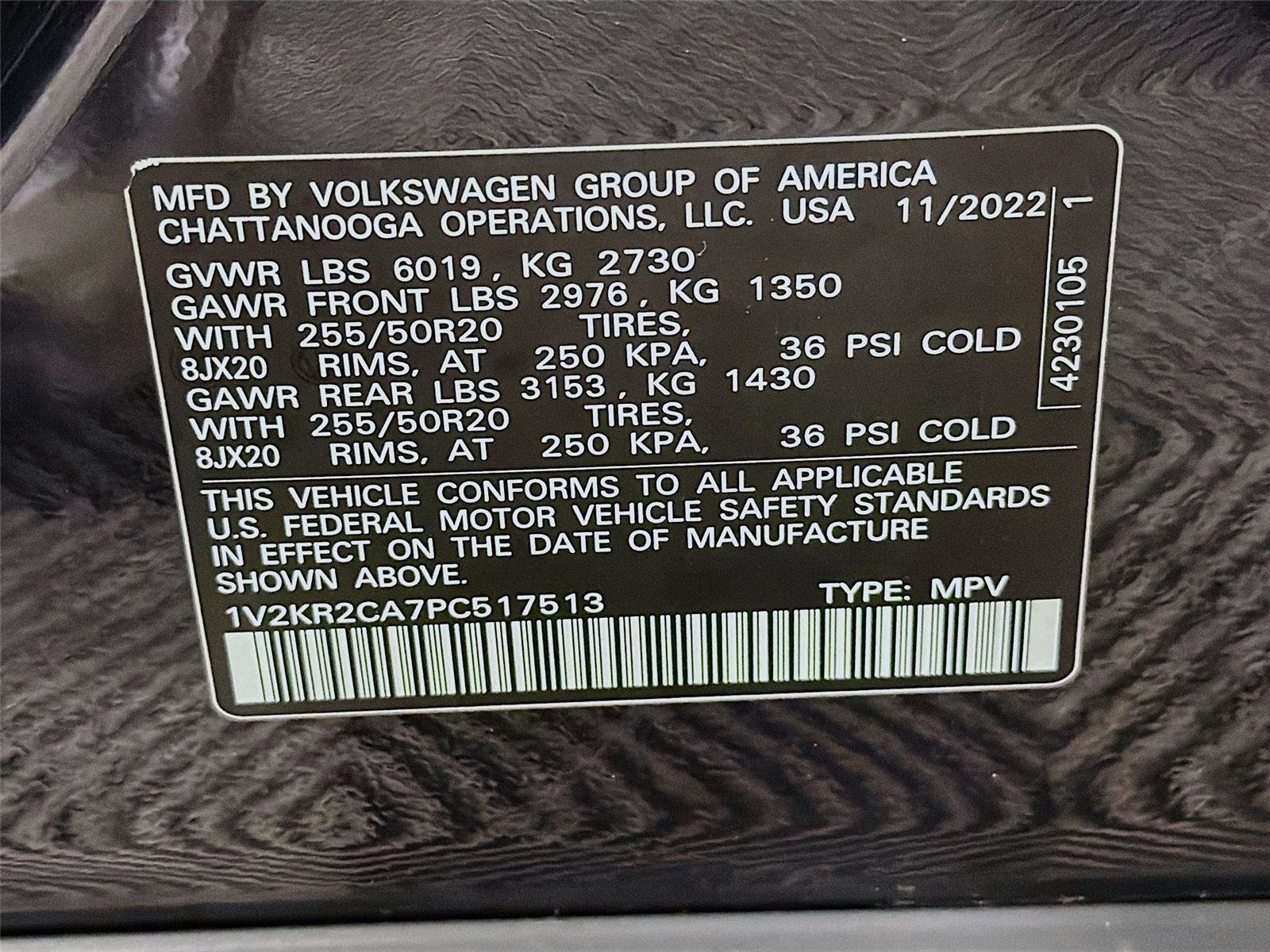 Used 2023 Volkswagen Atlas SE w/ Panoramic Sunroof Package AWD/4WD image 34