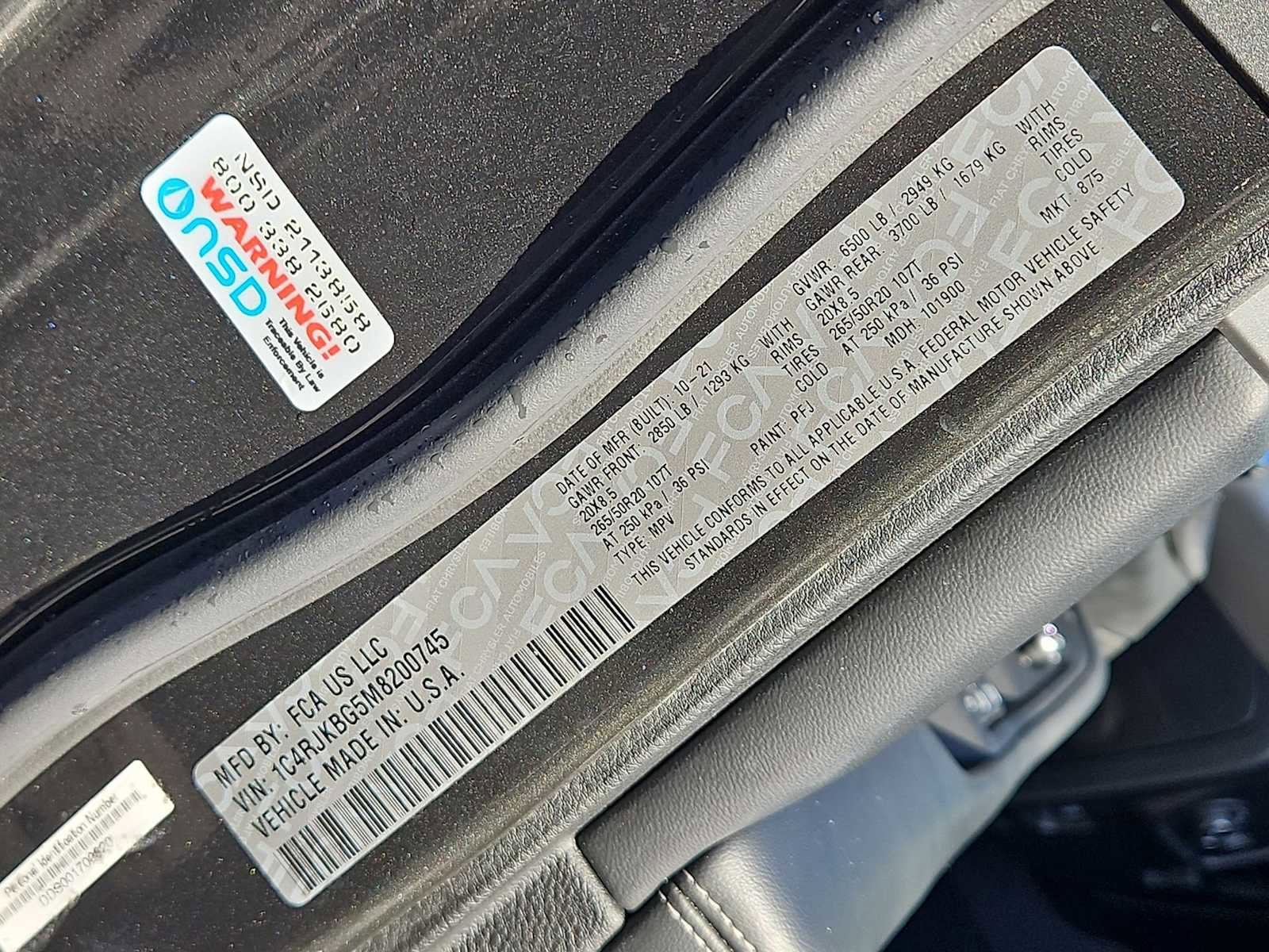 Used 2021 Jeep Grand Cherokee L Limited image 37