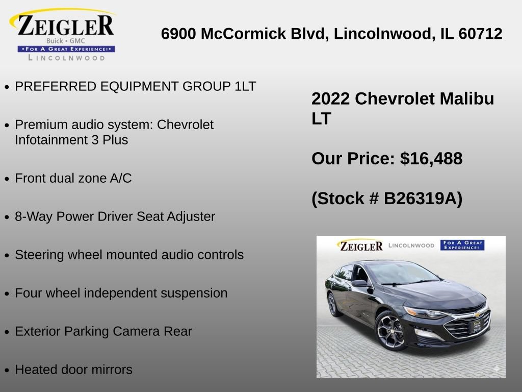 Used 2022 Chevrolet Malibu LT FWD image 6