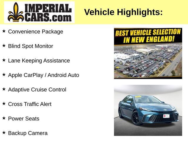 Certified 2025 Toyota Camry SE w/ Convenience Package image 3