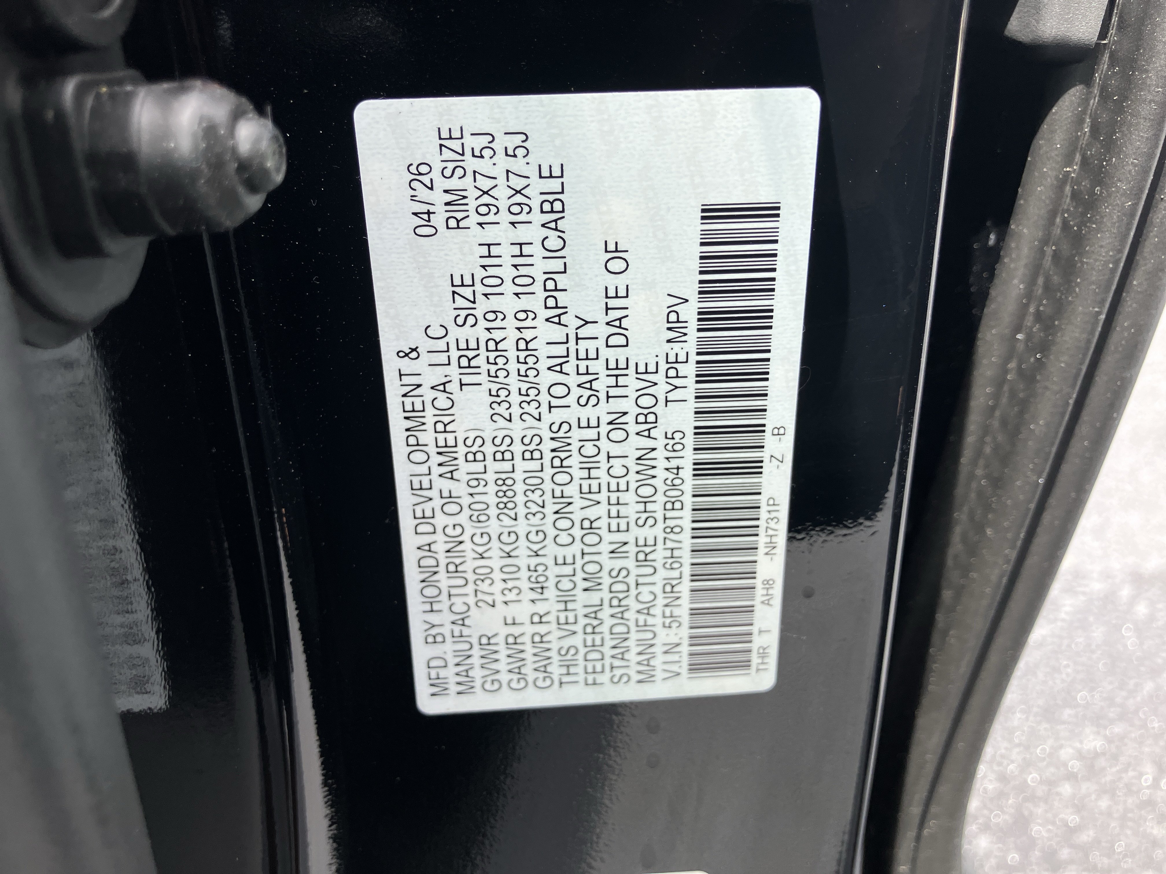 New 2026 Honda Odyssey Sport-L image 34