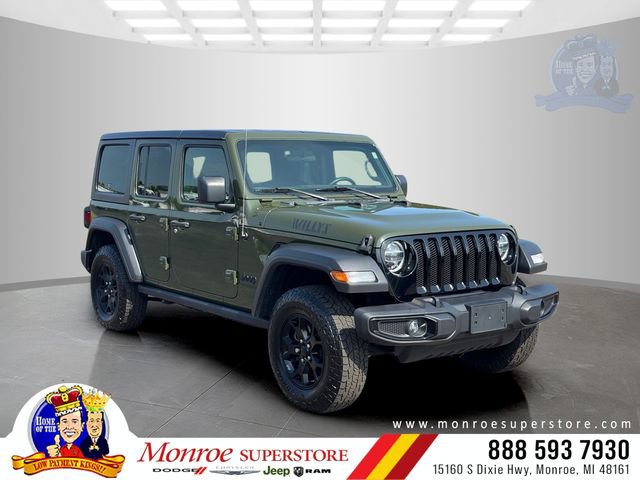 Certified 2021 Jeep Wrangler Unlimited Sport