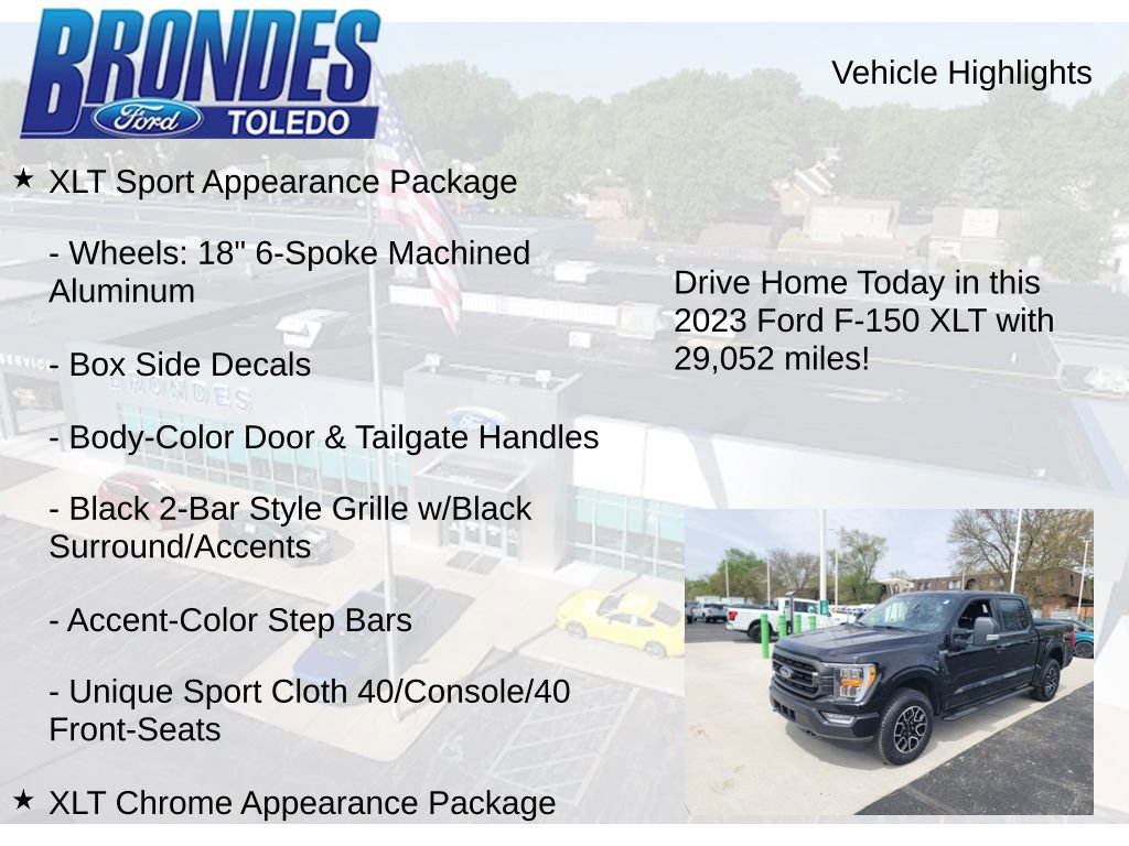 Used 2023 Ford F150 XLT w/ Equipment Group 302A High AWD/4WD image 27