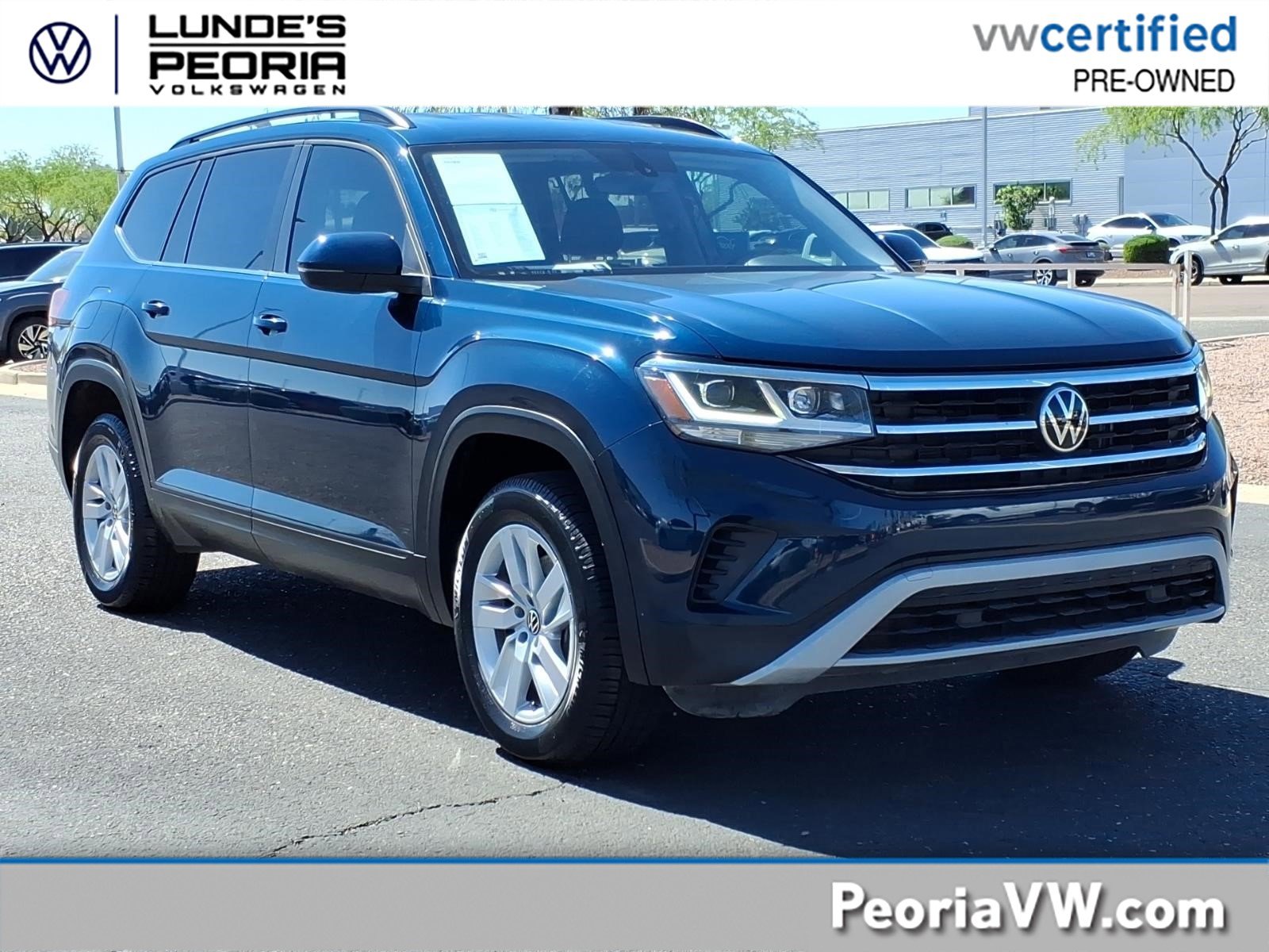 Certified 2021 Volkswagen Atlas S