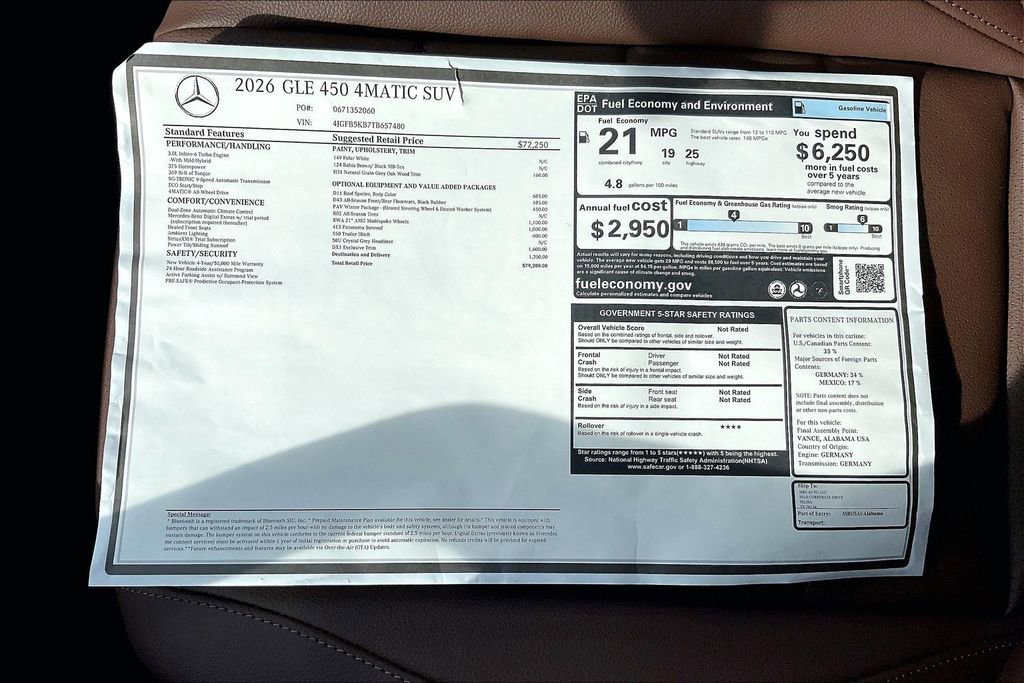 New 2026 Mercedes-Benz GLE 450 4MATIC image 19