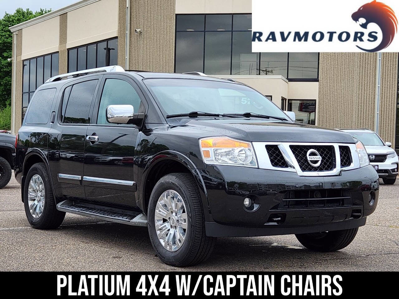 Used 2015 Nissan Armada Platinum w/ 2nd Row Captain Seat Package AWD/4WD image 1