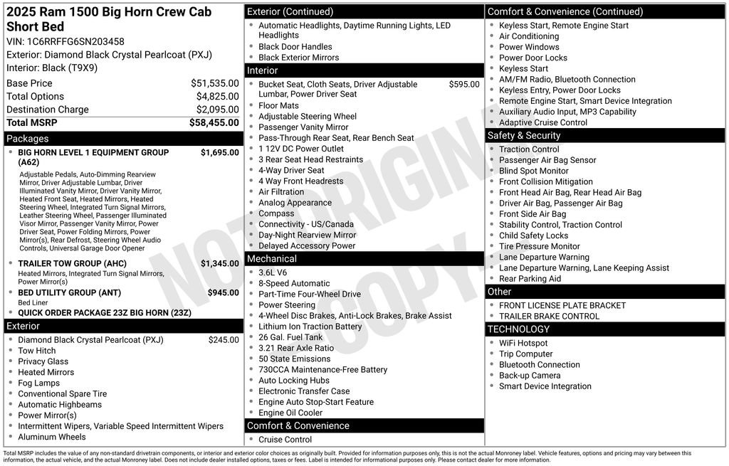 New 2025 RAM 1500 Big Horn image 2