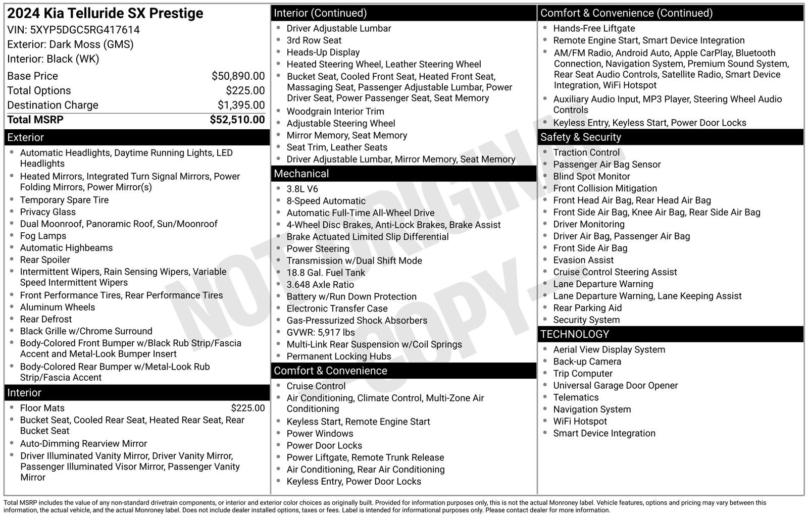 Used 2024 Kia Telluride SX Prestige image 16