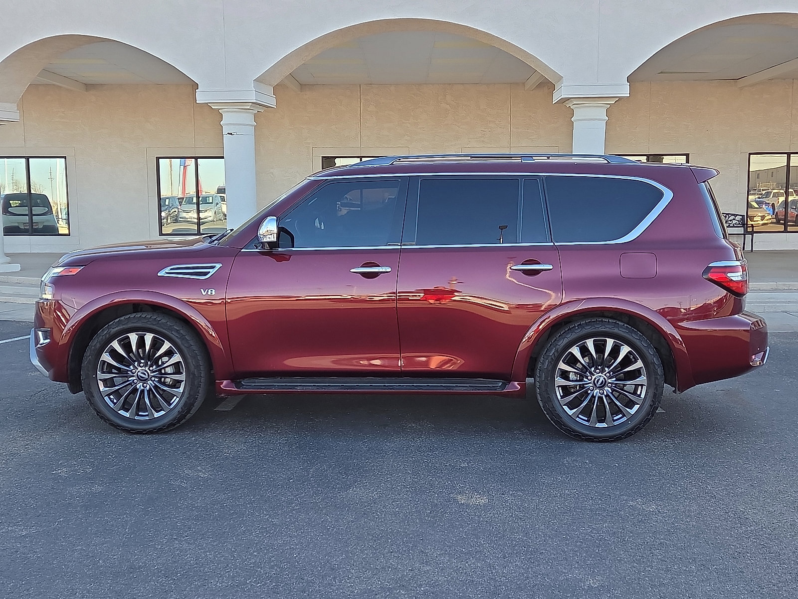 Used 2021 Nissan Armada Platinum w/ Captain's Chairs Package image 2