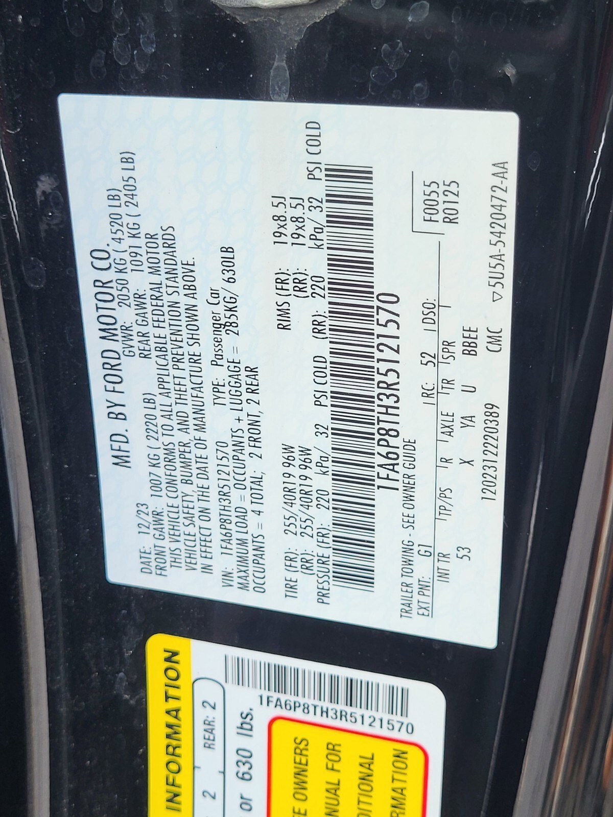 Certified 2024 Ford Mustang Premium image 33