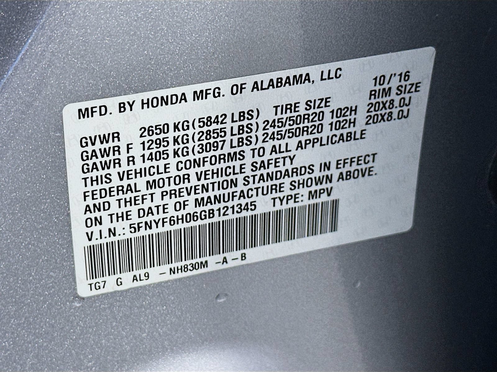 Used 2016 Honda Pilot Elite image 35