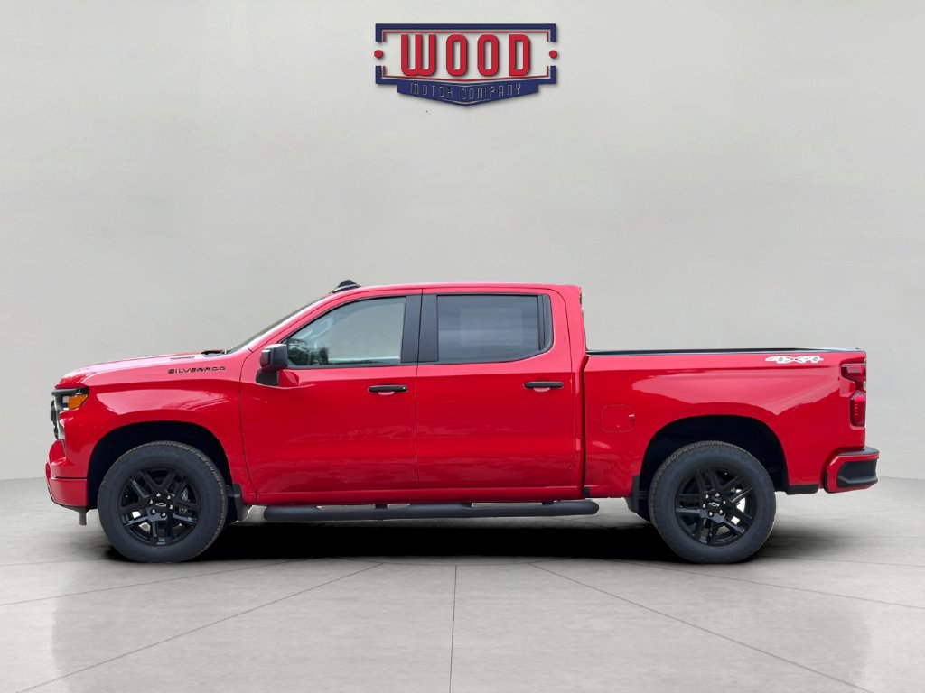 New 2026 Chevrolet Silverado 1500 Custom w/ Turbomax Blackout Package AWD/4WD image 4
