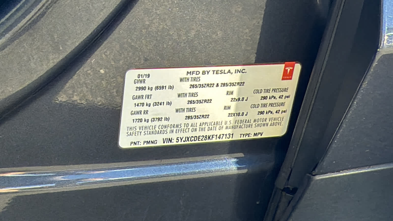 Used 2019 Tesla Model X 75D AWD/4WD image 30