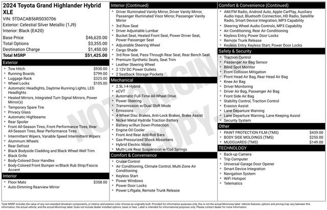 Used 2024 Toyota Grand Highlander XLE image 7