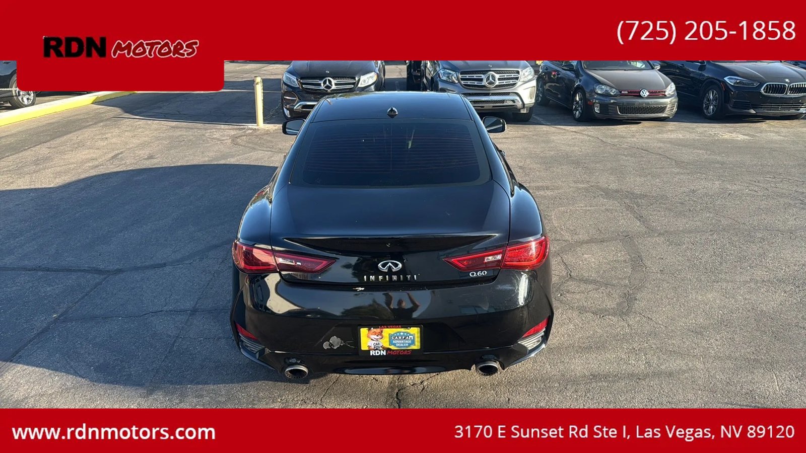 Used 2017 INFINITI Q60 2.0t w/ Moonroof Package RWD image 7