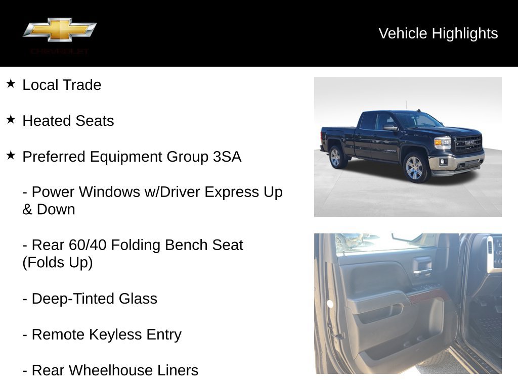Used 2015 GMC Sierra 1500 SLE w/ Carbon-20 Edition AWD/4WD image 18
