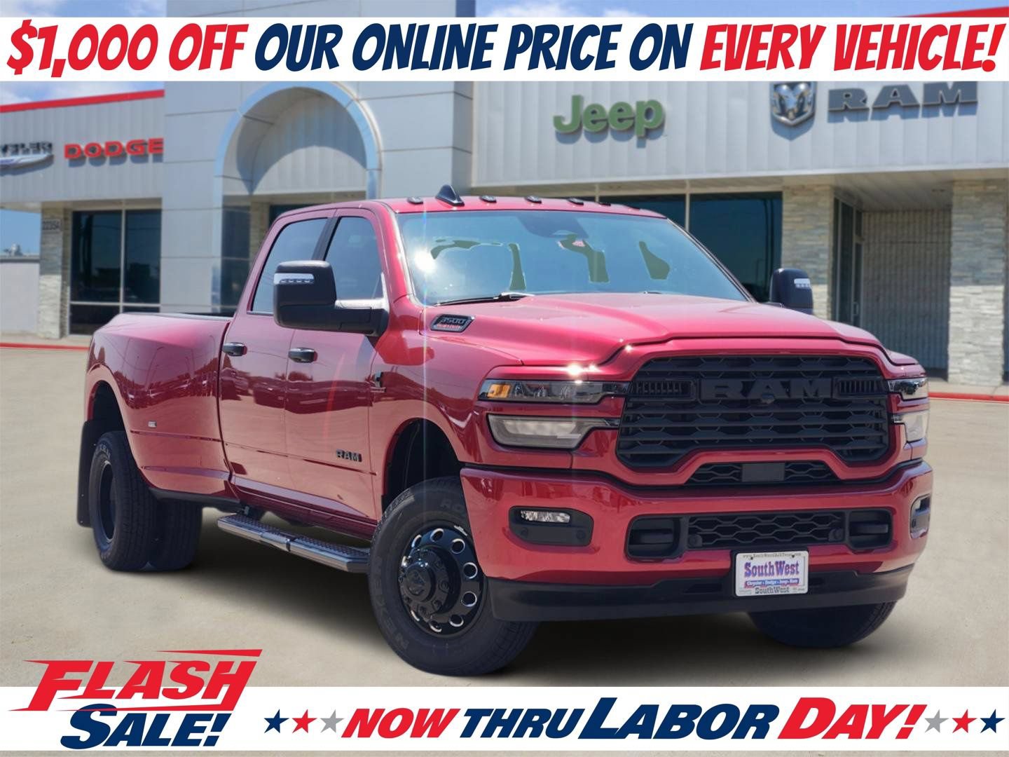 New 2026 RAM 3500 Lone Star AWD/4WD 360° Tour