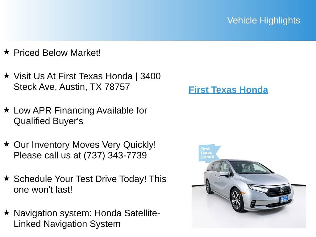Used 2021 Honda Odyssey Touring image 9