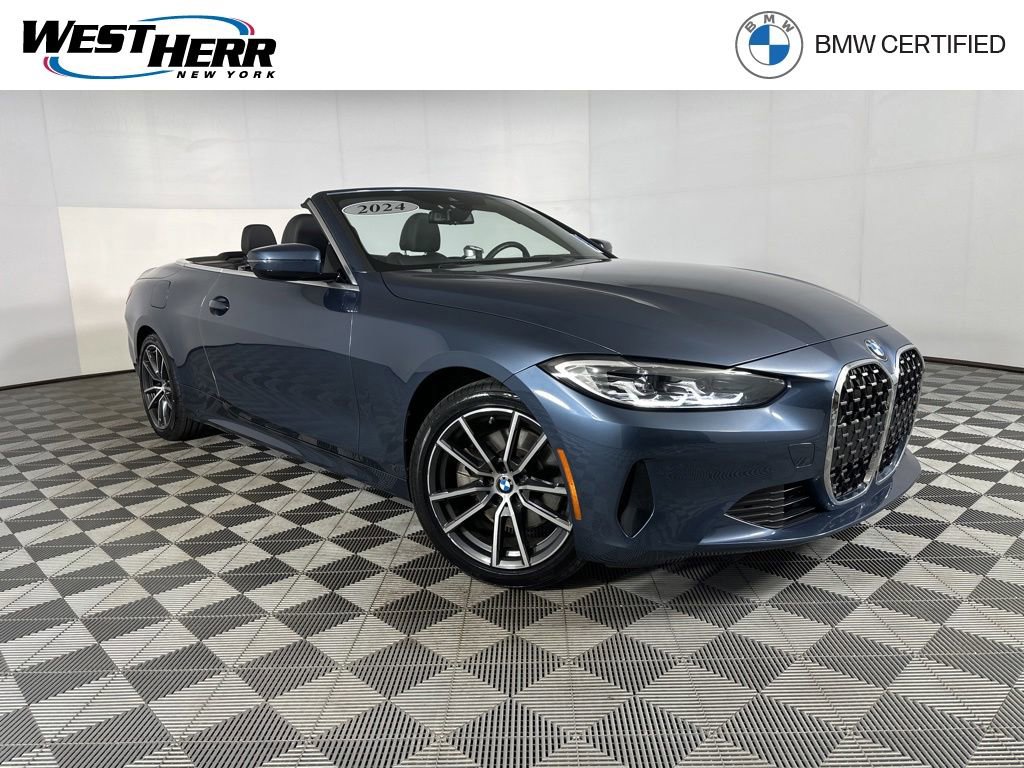 Certified 2024 BMW 430i xDrive Convertible w/ Premium Package