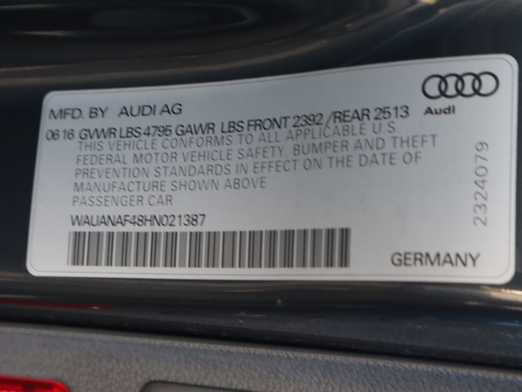 Used 2017 Audi A4 2.0T Premium w/ Convenience Package image 18