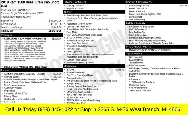 Used 2019 RAM 1500 Rebel w/ Rebel Level 1 Equipment Group image 2