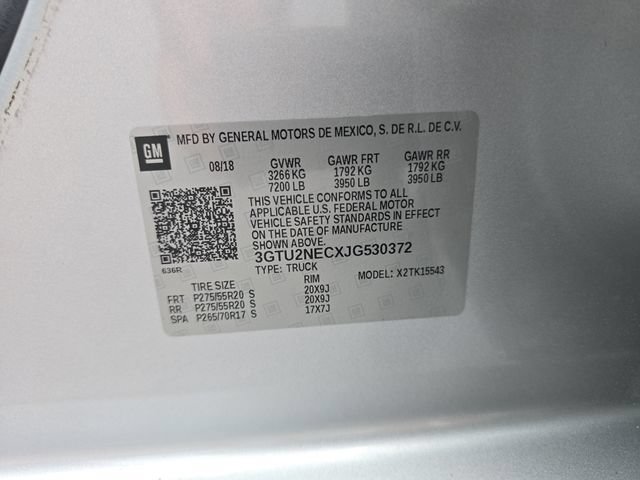 Certified 2018 GMC Sierra 1500 SLT AWD/4WD image 30