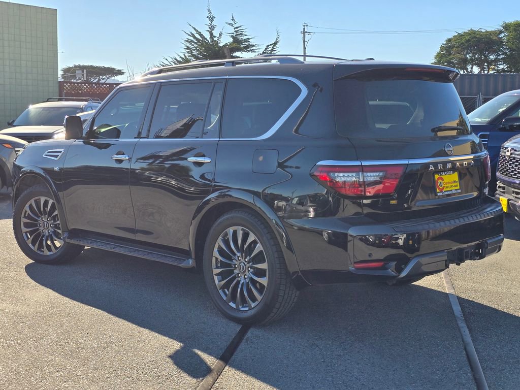 Used 2021 Nissan Armada Platinum w/ Captain's Chairs Package image 2