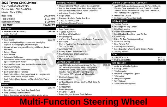 Used 2023 Toyota bZ4X AWD w/ Weather Package image 9