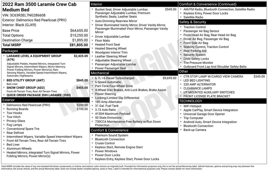 Used 2022 RAM 3500 Laramie image 18