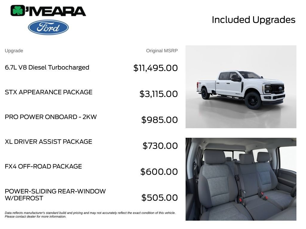 New 2026 Ford F350 XL w/ STX Appearance Package AWD/4WD image 4