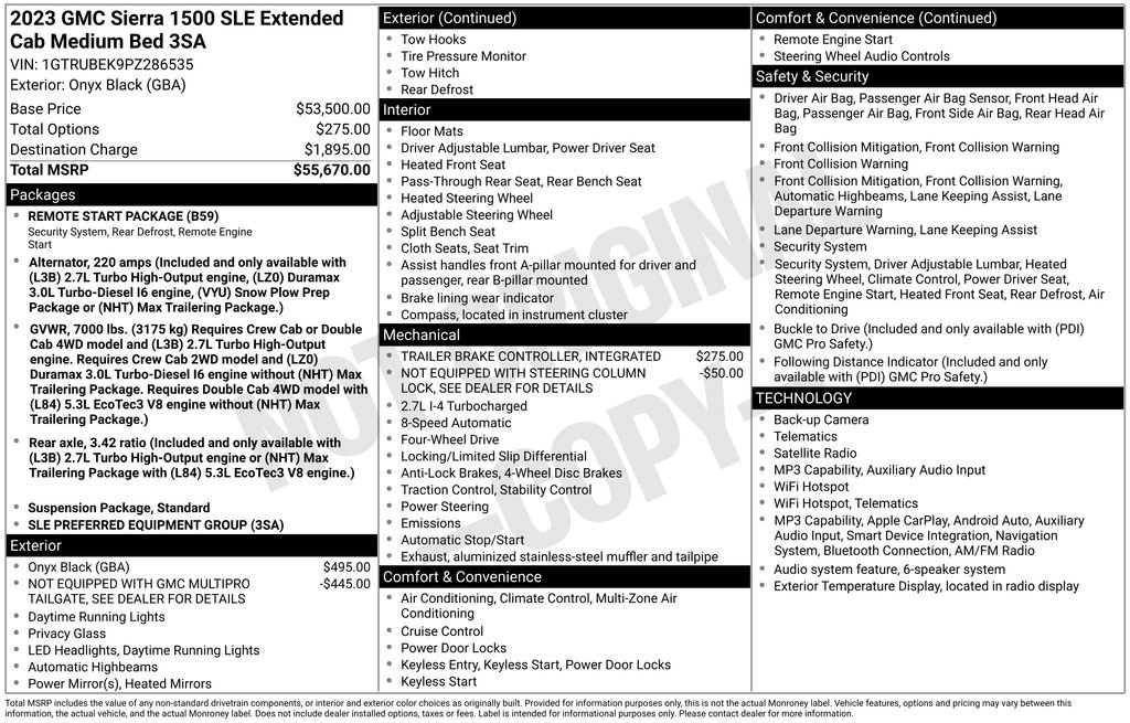 Used 2023 GMC Sierra 1500 SLE AWD/4WD image 10
