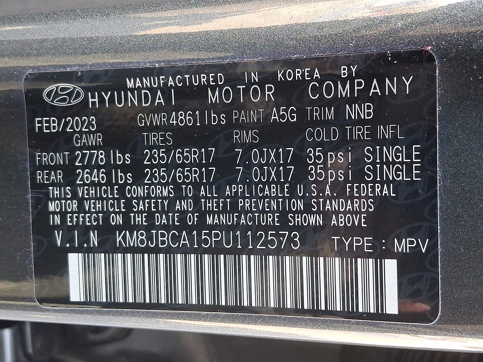 Used 2023 Hyundai Tucson Blue image 27