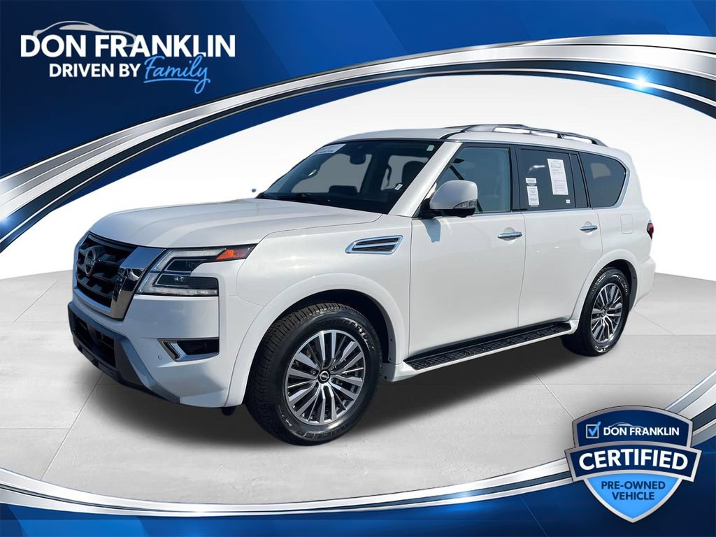 Used 2023 Nissan Armada SL w/ Captain's Chairs Package AWD/4WD image 1