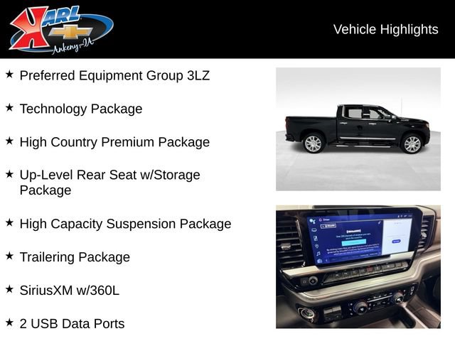 Certified 2024 Chevrolet Silverado 1500 High Country w/ High Country Premium Package AWD/4WD image 2