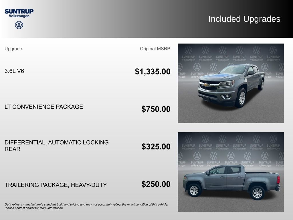 Used 2019 Chevrolet Colorado LT w/ LT Convenience Package RWD image 2