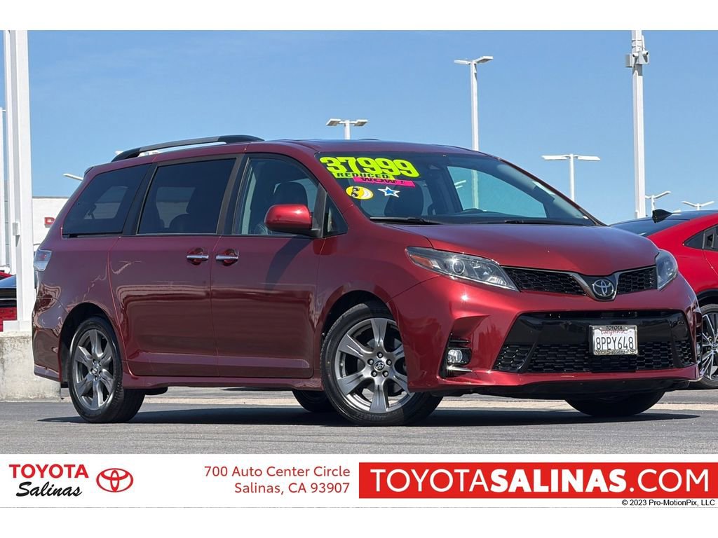 Used 2020 Toyota Sienna SE w/ SE Preferred Package image 1