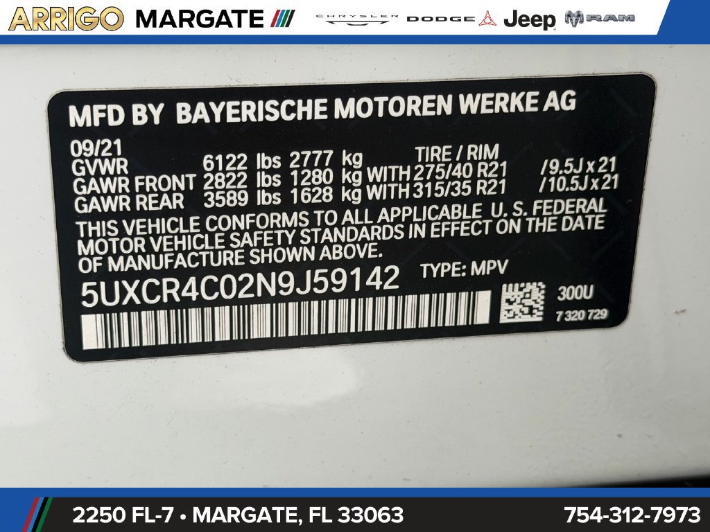 Used 2022 BMW X5 sDrive40i w/ Premium Package RWD image 22