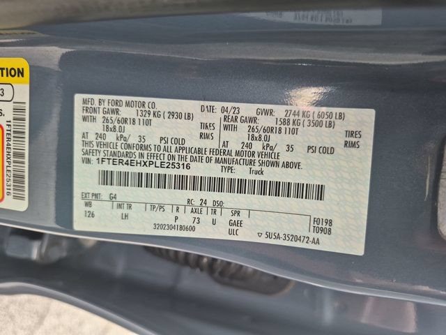 Used 2023 Ford Ranger XLT w/ Equipment Group 302A High RWD image 30