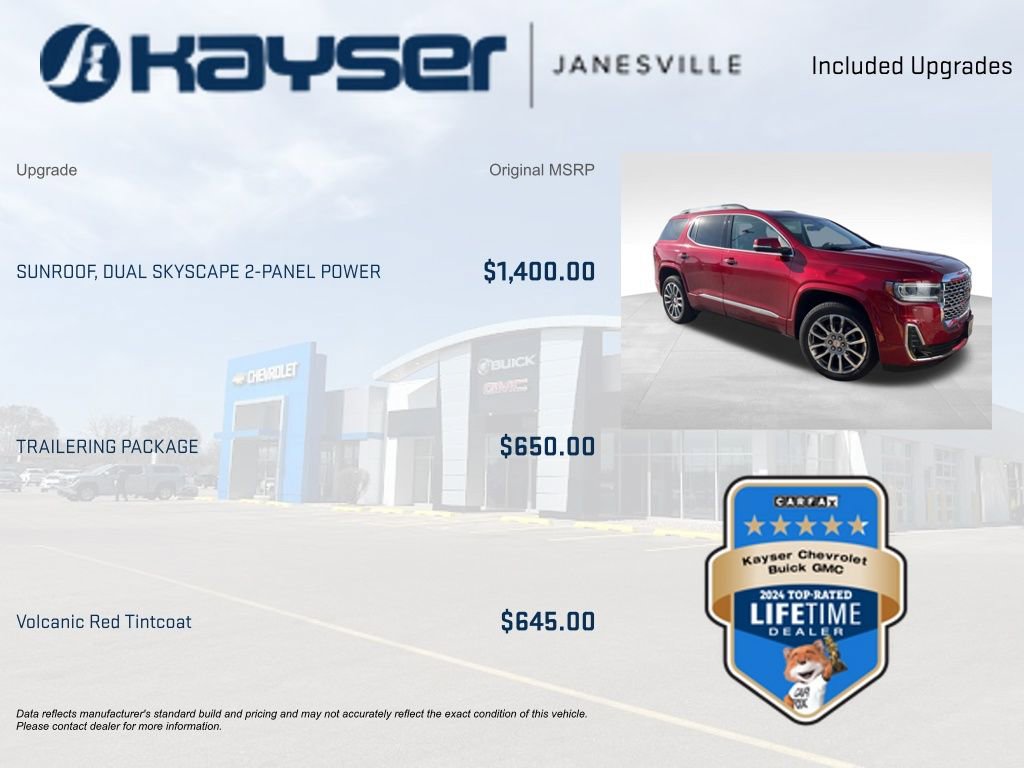 Certified 2023 GMC Acadia Denali w/ Trailering Package image 2