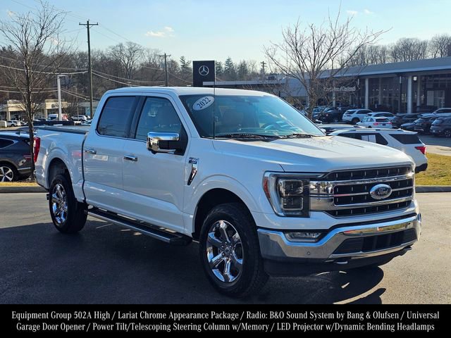 Used 2022 Ford F150 Lariat w/ Equipment Group 502A High image 1