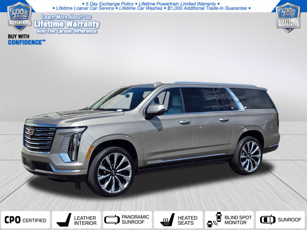 Certified 2025 Cadillac Escalade ESV Premium Luxury Platinum