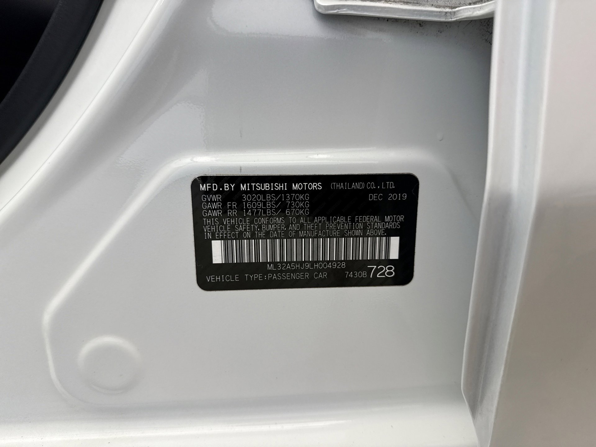 Used 2020 Mitsubishi Mirage LE FWD image 21