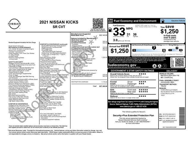 Certified 2021 Nissan Kicks SR w/ SR Premium Package image 21