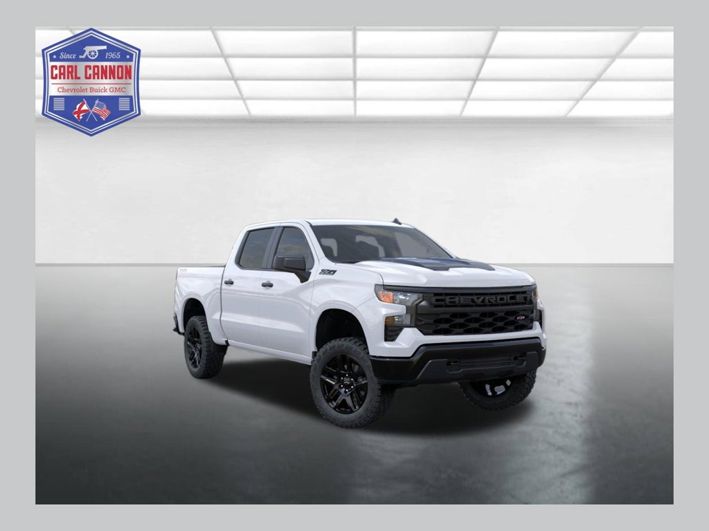New 2026 Chevrolet Silverado 1500 Custom Trail Boss w/ Dark Appearance Package AWD/4WD image 1