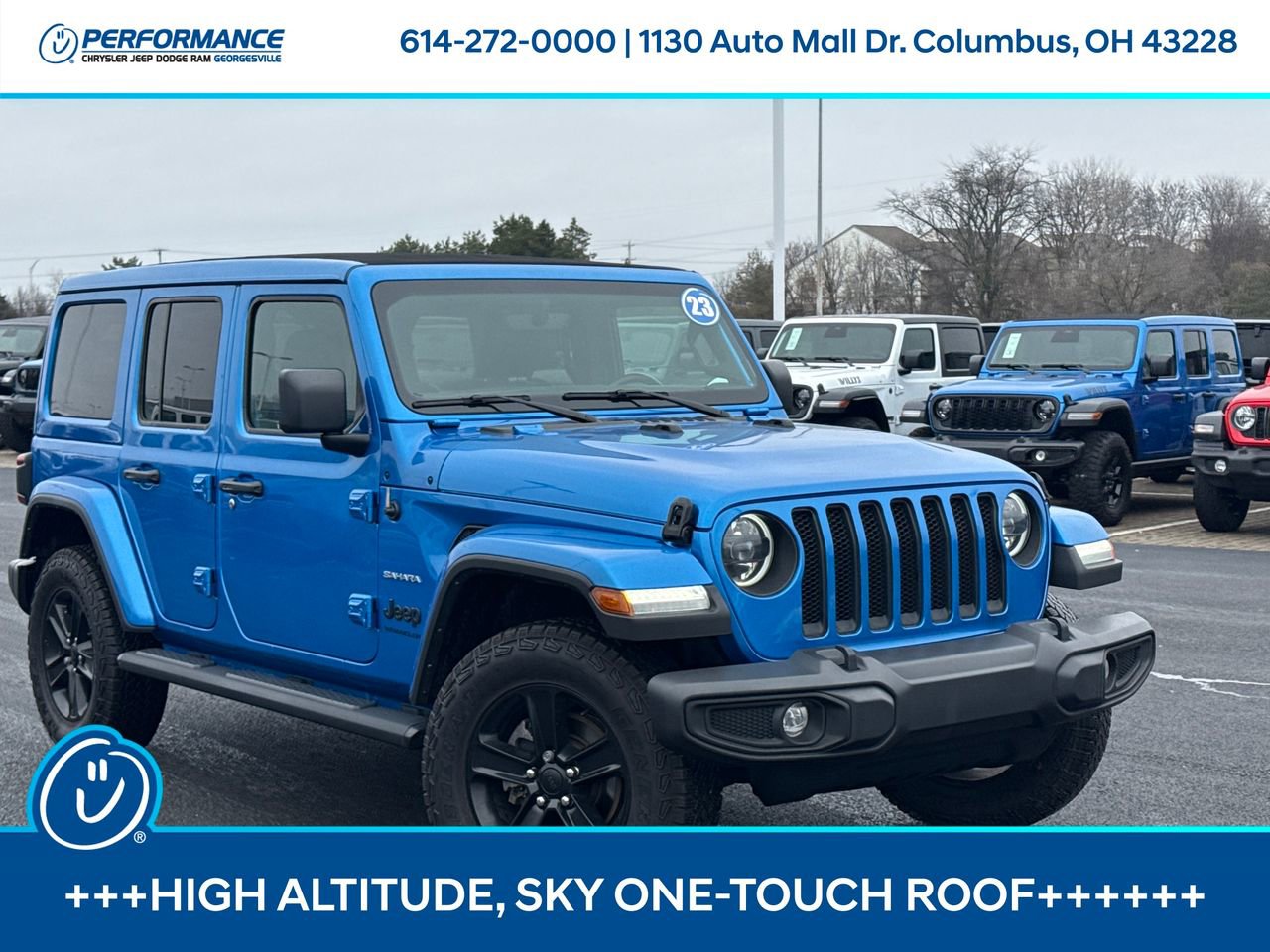 Used 2023 Jeep Wrangler Sahara w/ LED Lighting Group