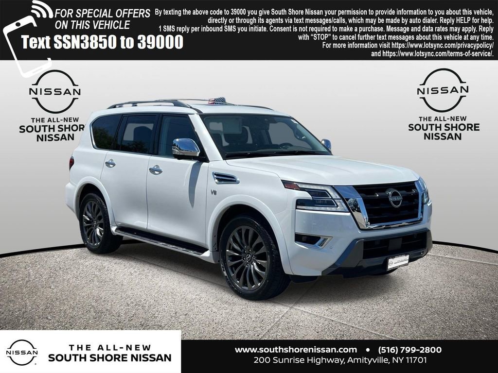 Used 2022 Nissan Armada Platinum w/ Captain's Chairs Package