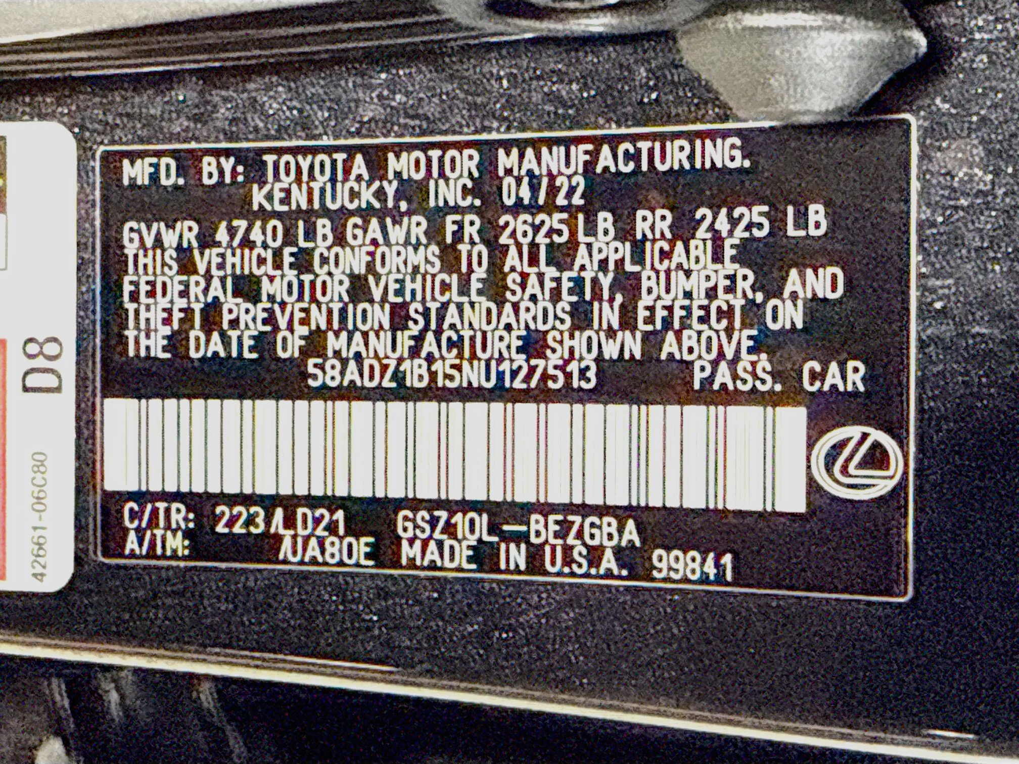 Used 2022 Lexus ES 350 w/ Premium Package FWD image 40