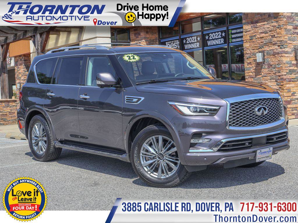 Used 2022 INFINITI QX80 Luxe w/ Cargo Package