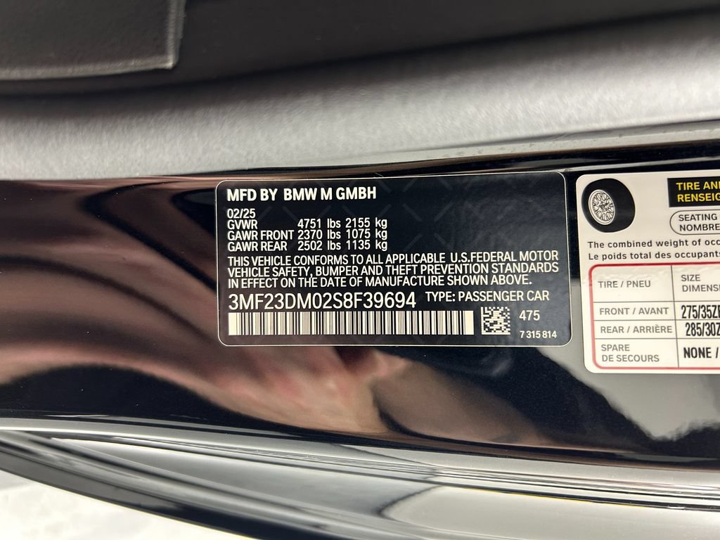 Used 2025 BMW M2 w/ Lighting Package RWD image 31